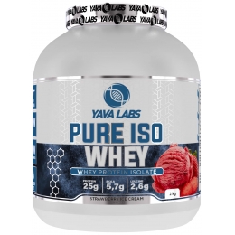 BIAŁKO IZOLAT 2 KG YAVA LABS - LODY TRUSKAWKOWE
