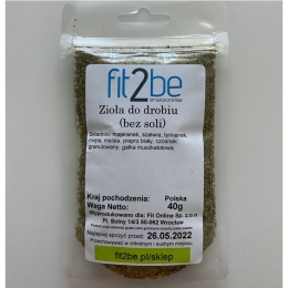 Zioła do drobiu BEZ SOLI 40g