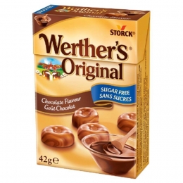 Werther's Original bez cukru czekoladowe 42g