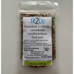 Pomidory z cebulą i czosnkiem niedźwiedzim 30g