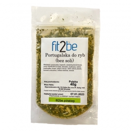 Portugalska do ryb BEZ SOLI 40g