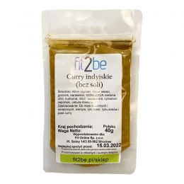 Indyjskie Curry BEZ SOLI 40g