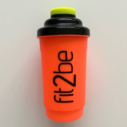 Shaker Fit2Be 600 ml Pomarańczowy