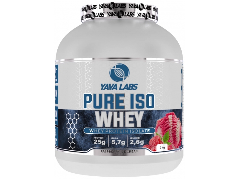 BIAŁKO IZOLAT 2 KG YAVA LABS - LODY MALINOWE