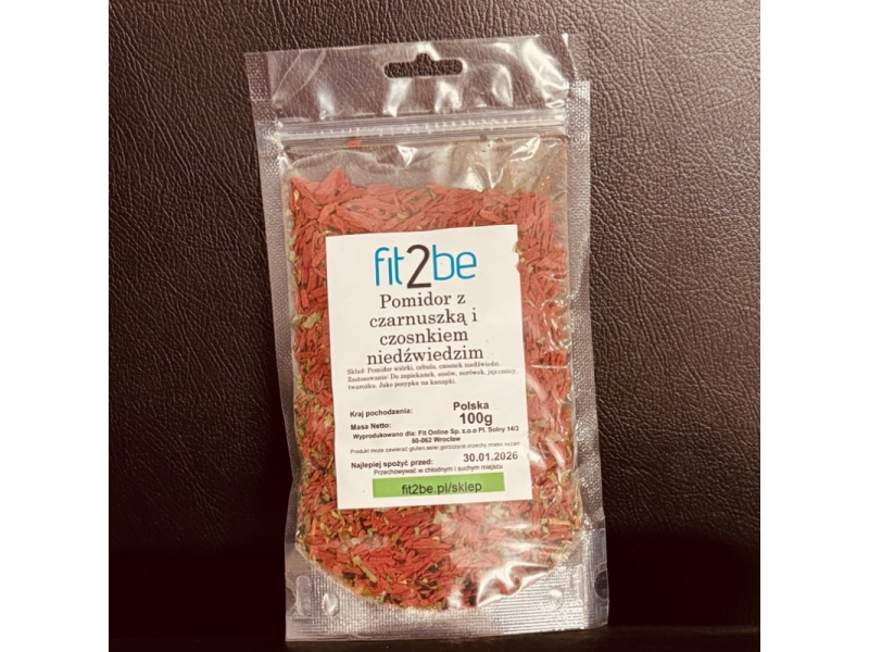 Pomidor z czarnuszką i czosnkiem niedźwiedzim 100g