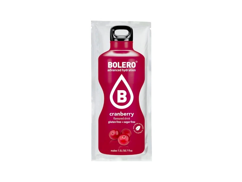 Bolero Drink - napój w proszku 0 kalorii - ŻURAWINA