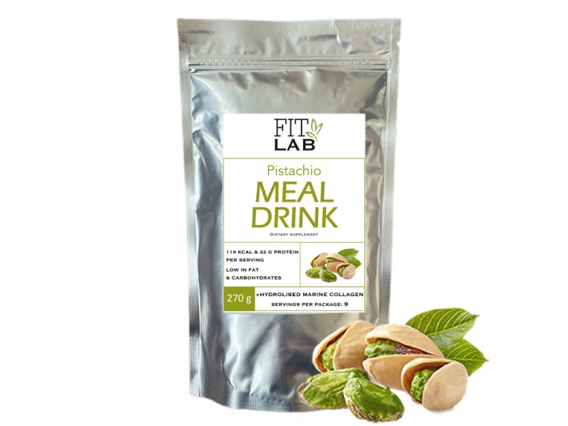 Meal Drink z Kolagenem 270g Pistacja