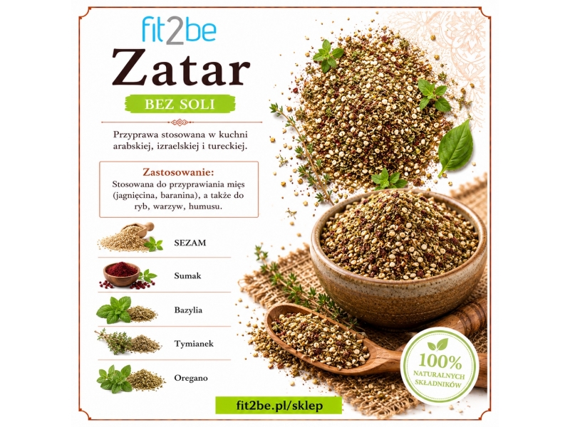 Zatar BEZ SOLI 50g