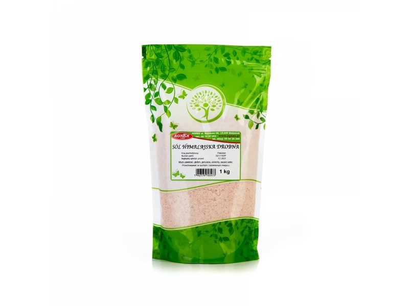 Sól himalajska różowa drobnoziarnista 1 kg