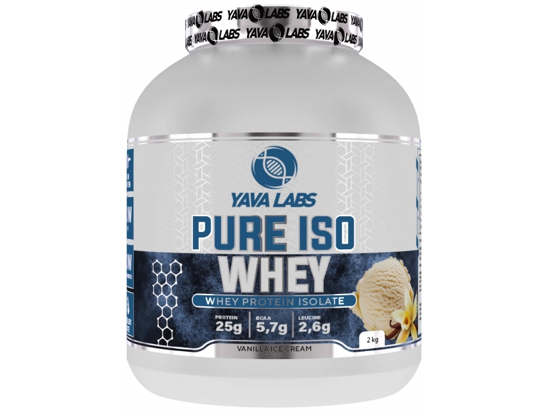 BIAŁKO IZOLAT 2 KG YAVA LABS - LODY WANILIOWE